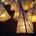 Parade de lanternes et Exprojection - Le Sablier